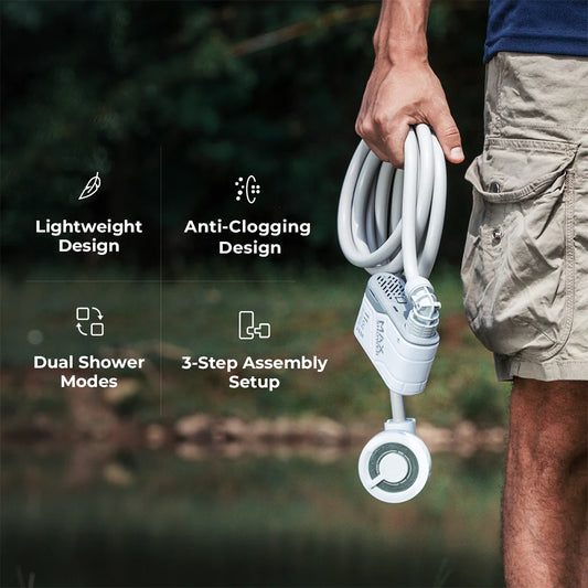 Max Shower – dus portabil, ultra usor si reincarcabil
