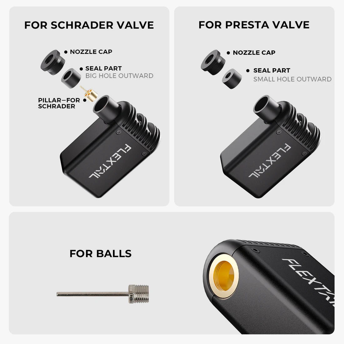 Bike pump for small valve sale